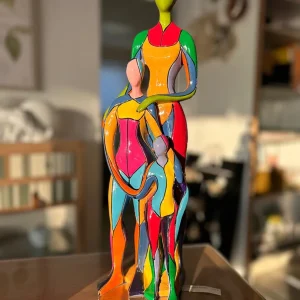 Sculpture Colorama Famille