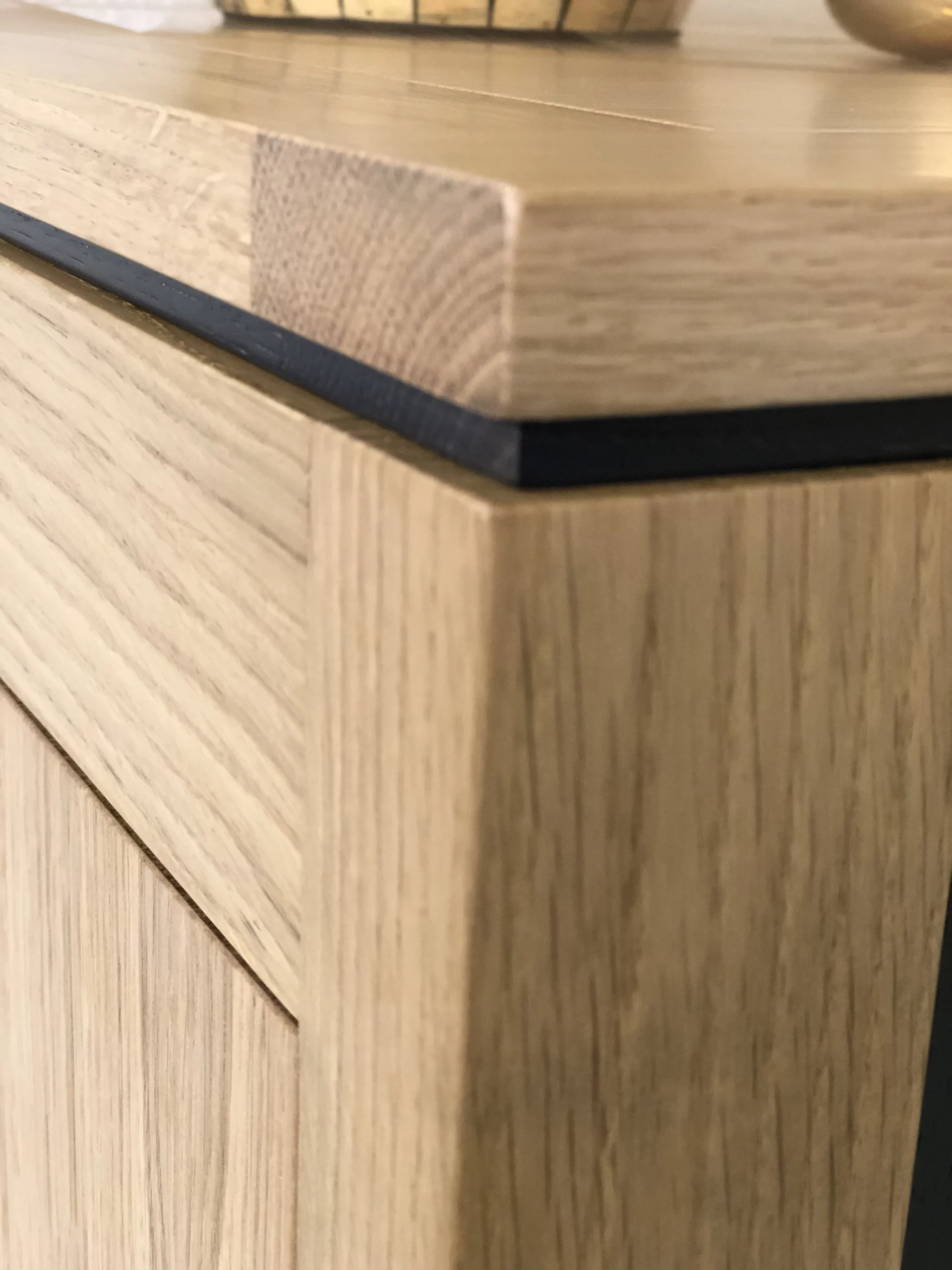 meuble portes coulissantes chêne