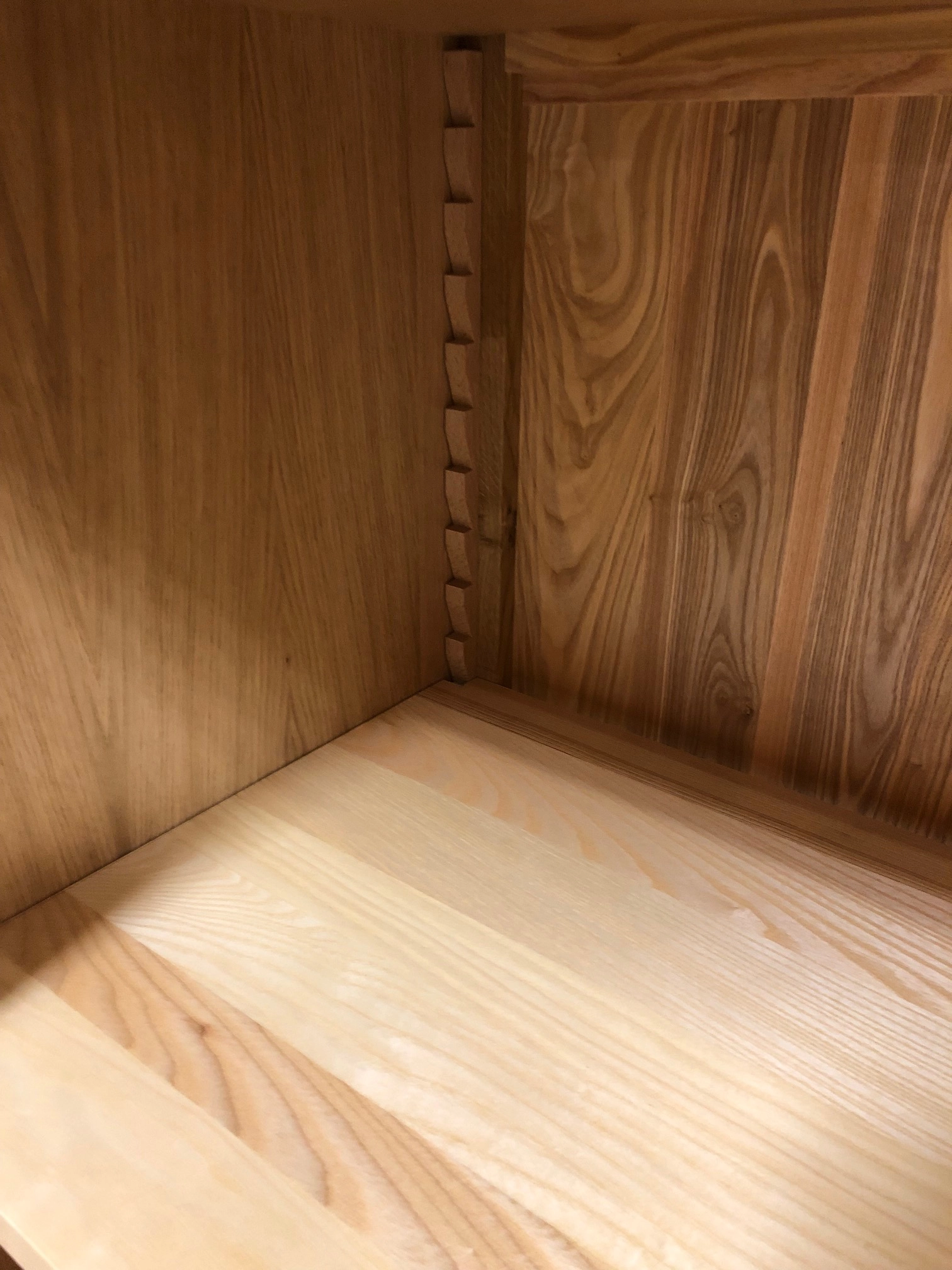 meuble portes coulissantes chêne