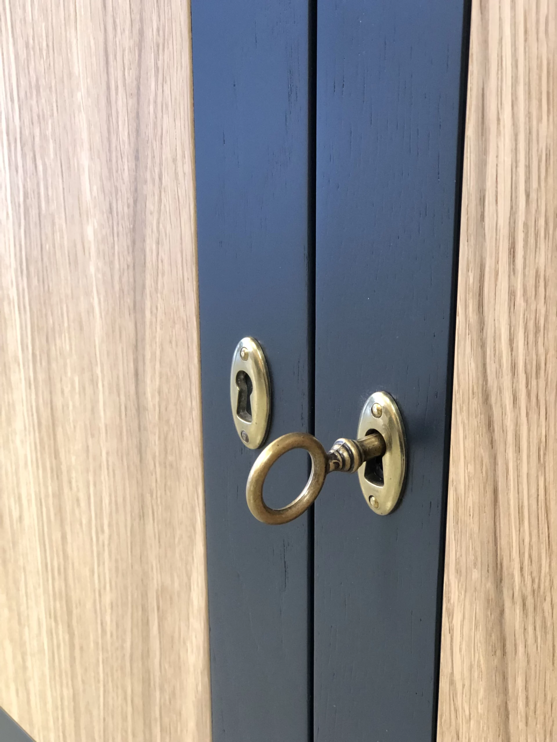 meuble portes coulissantes chêne