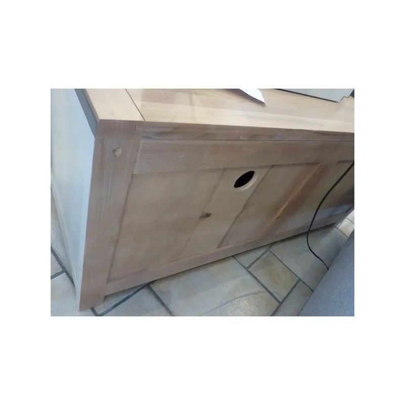 Commode TV Ellipse 2 tiroirs 1 porte brute – Image 8