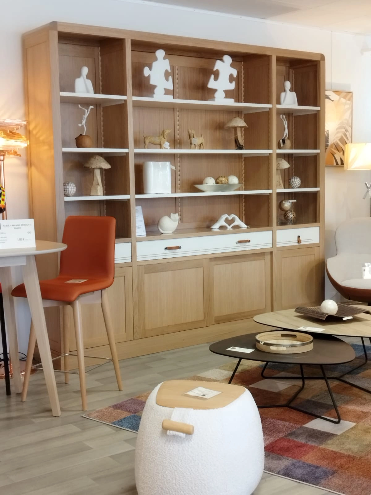 Bibliothèque SUR MESURE 100% chêne