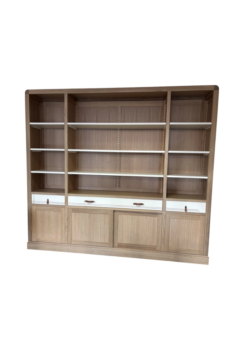 Bibliothèque SUR MESURE 100% chêne