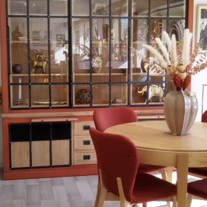 Meuble d'Orangerie - bibliothèque brique