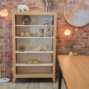 bibliothèque chêne sur mesure