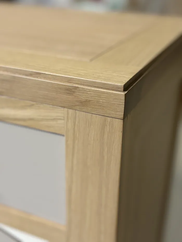 Bibus 2 tiroirs Ellipse 2 portes coulissantes gris & chocolat – Image 9