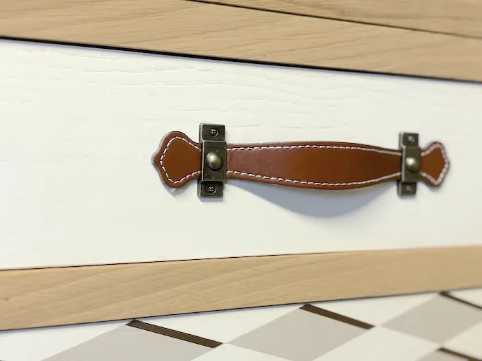 Bibus 2 tiroirs Ellipse 2 portes coulissantes gris & chocolat – Image 5