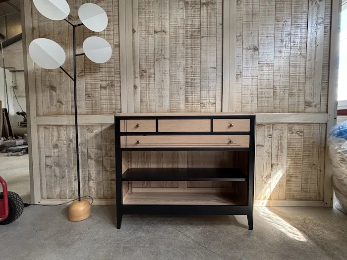 Bibus 2 tiroirs Louisiane Noir – Image 10