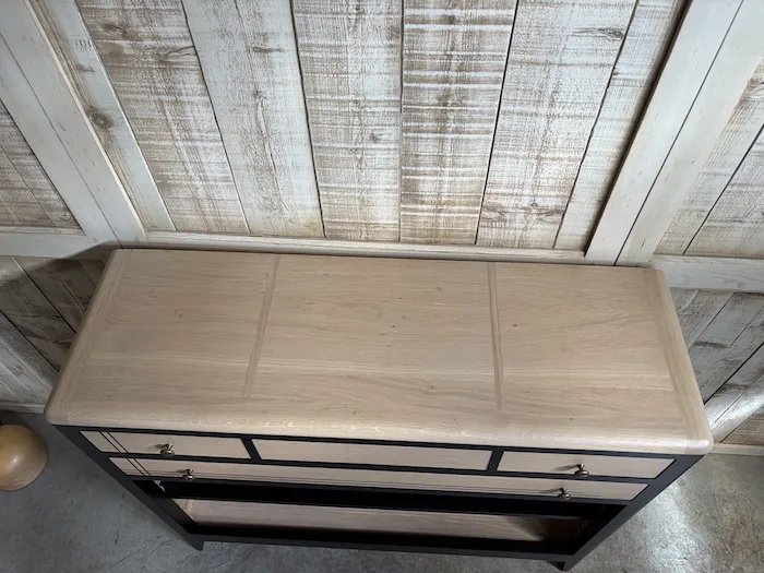 Bibus 2 tiroirs Louisiane Noir – Image 3