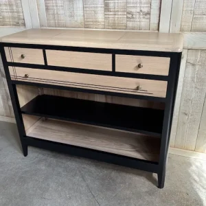 Bibus 2 tiroirs Louisiane Noir