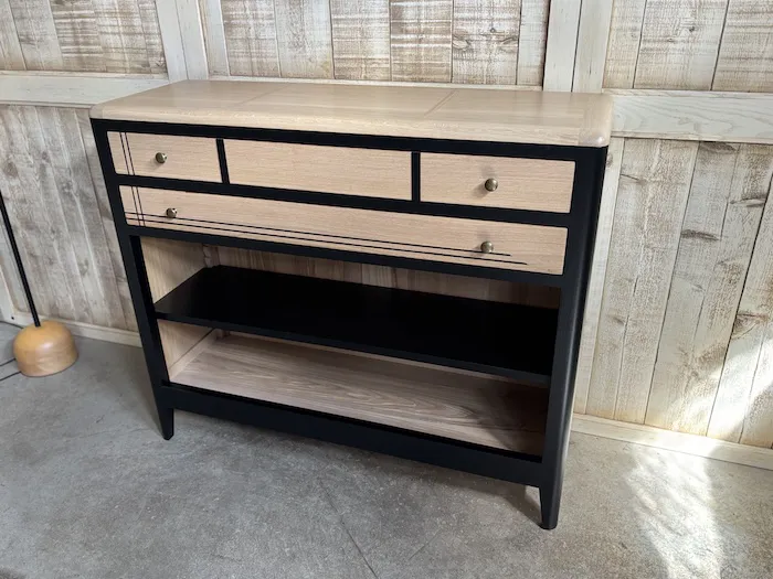 Bibus 2 tiroirs Louisiane Noir