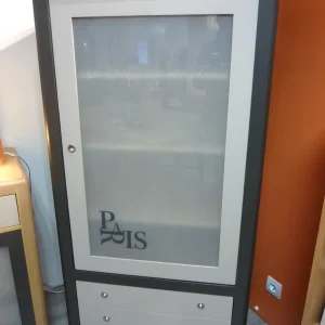 Bonnetière vitrée Louisiane Style contemporain en chêne