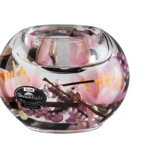 Bougeoir Boule Fleurs roses