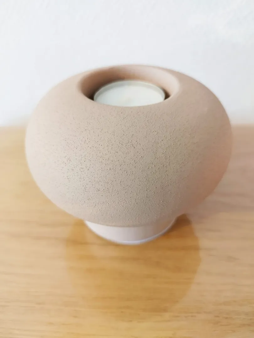 Bougeoir Radon rosé