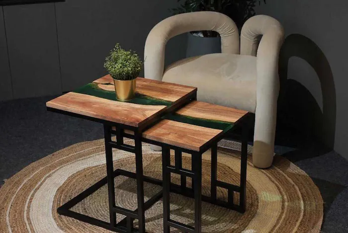 Bout de canapé - Table gigogne River – Image 6