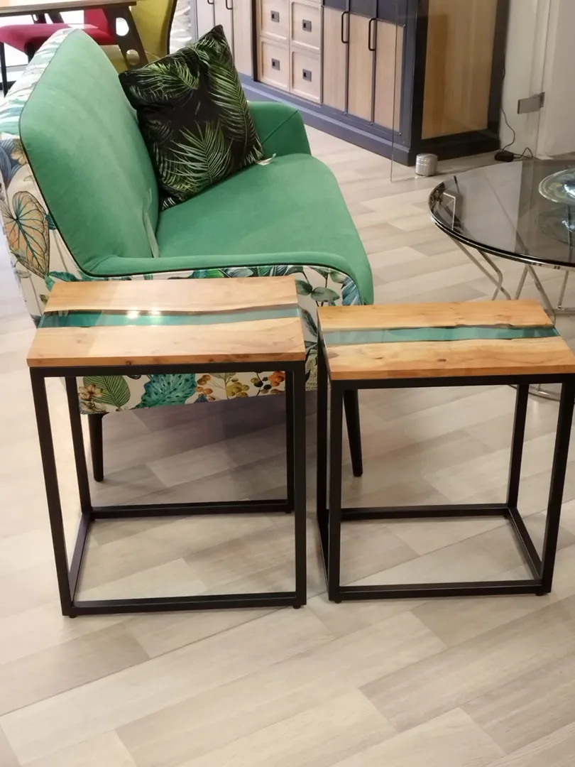 Bout de canapé - Table gigogne River – Image 3