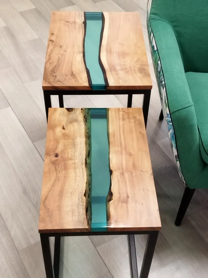 Bout de canapé - Table gigogne River – Image 2