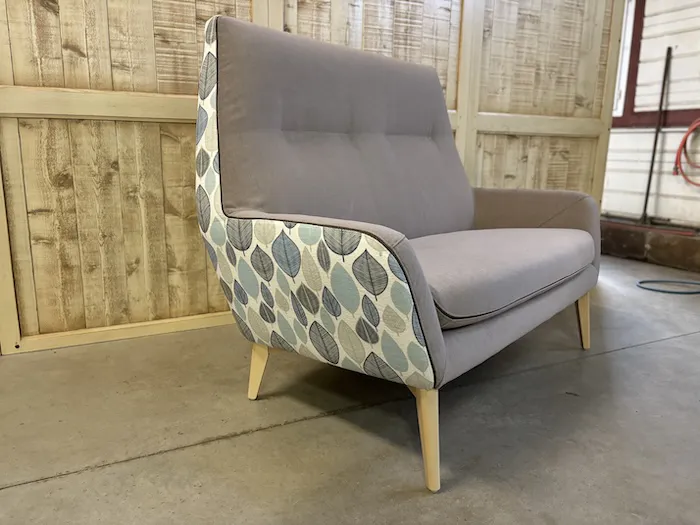 Canapé Catania Beige et Bleu – Image 5