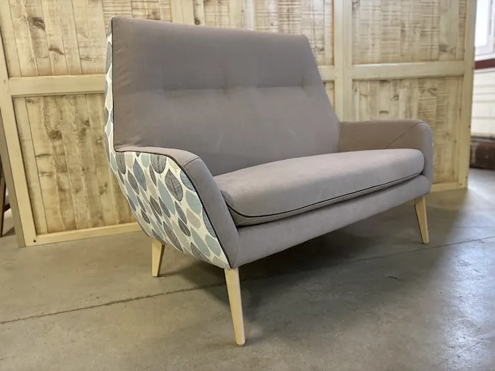 Canapé Catania Beige et Bleu