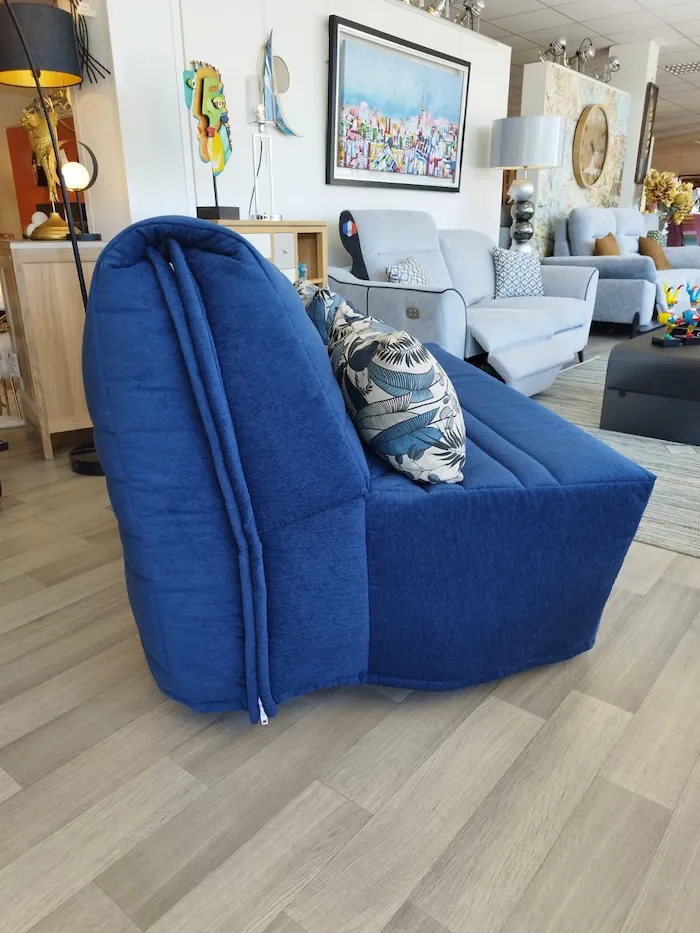 Canapé Convertible BZ Céline bleu – Image 4