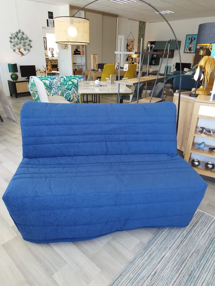Canapé Convertible BZ Céline bleu – Image 3