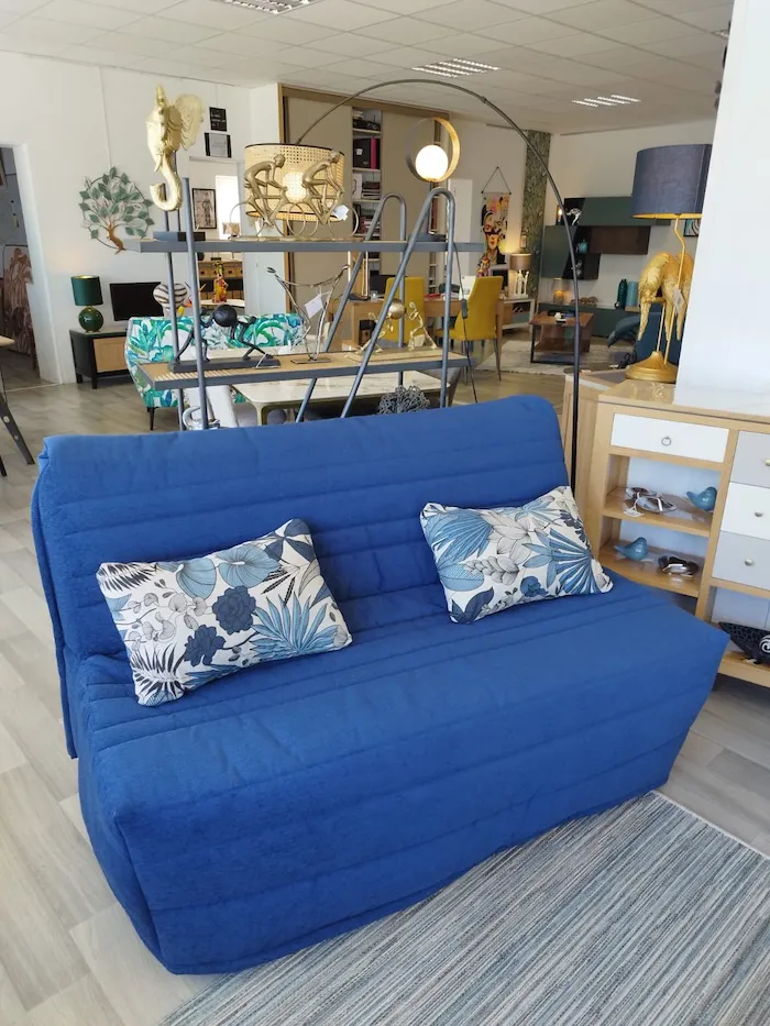 Canapé Convertible BZ Céline bleu