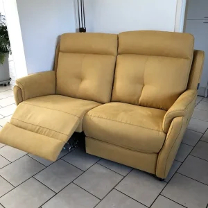 Canapé Giada 2,5 places Relaxation jaune