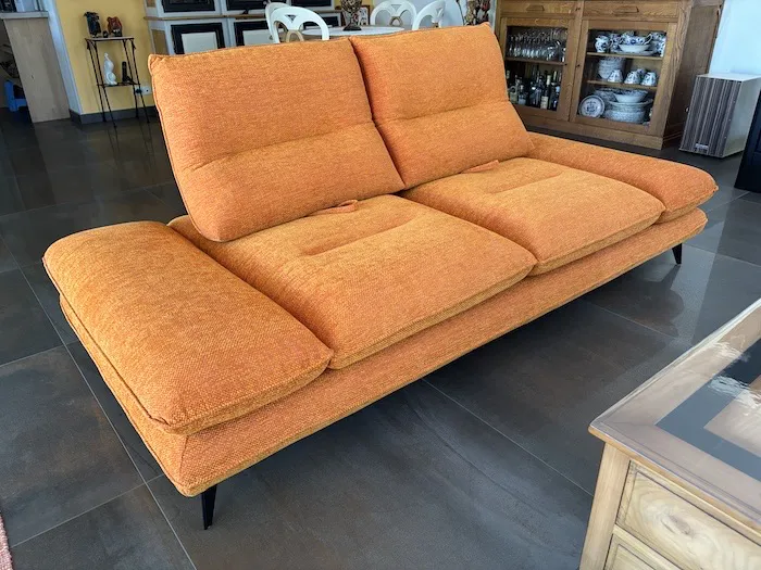 Canapé Libra confort modulable orange – Image 9