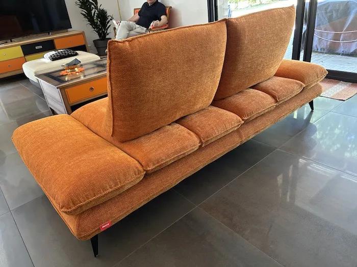 Canapé Libra confort modulable orange – Image 6