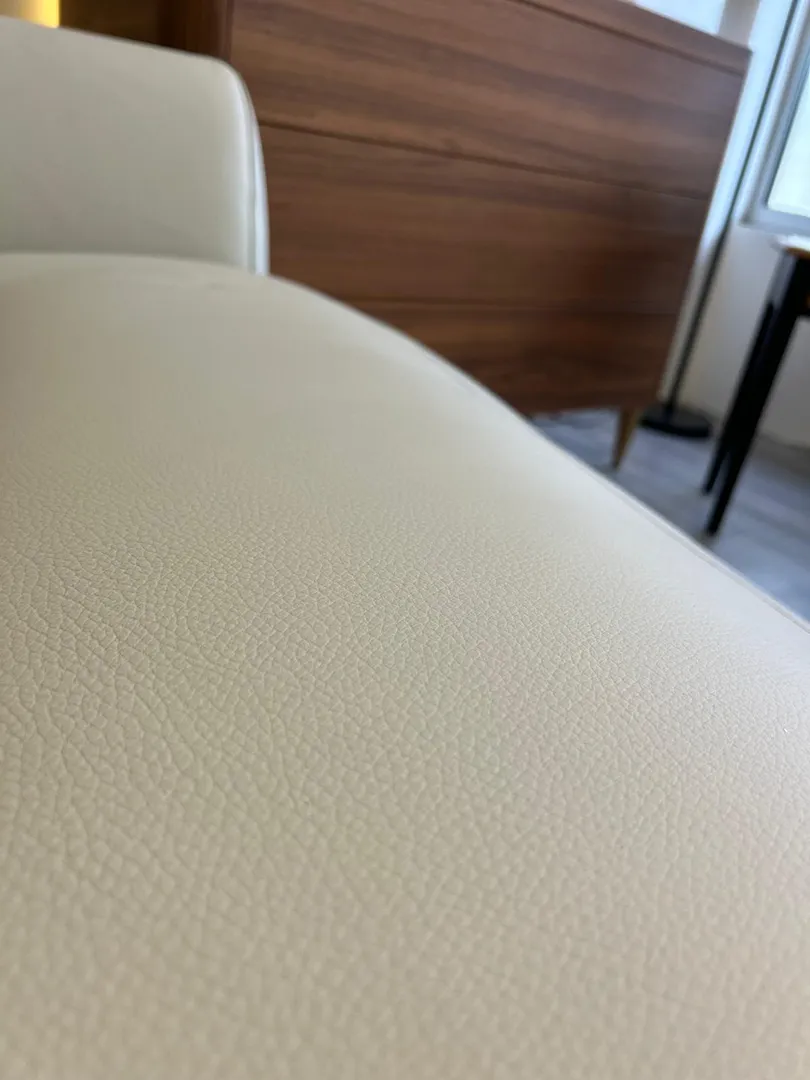 Canapé Michel relaxation en cuir beige – Image 6