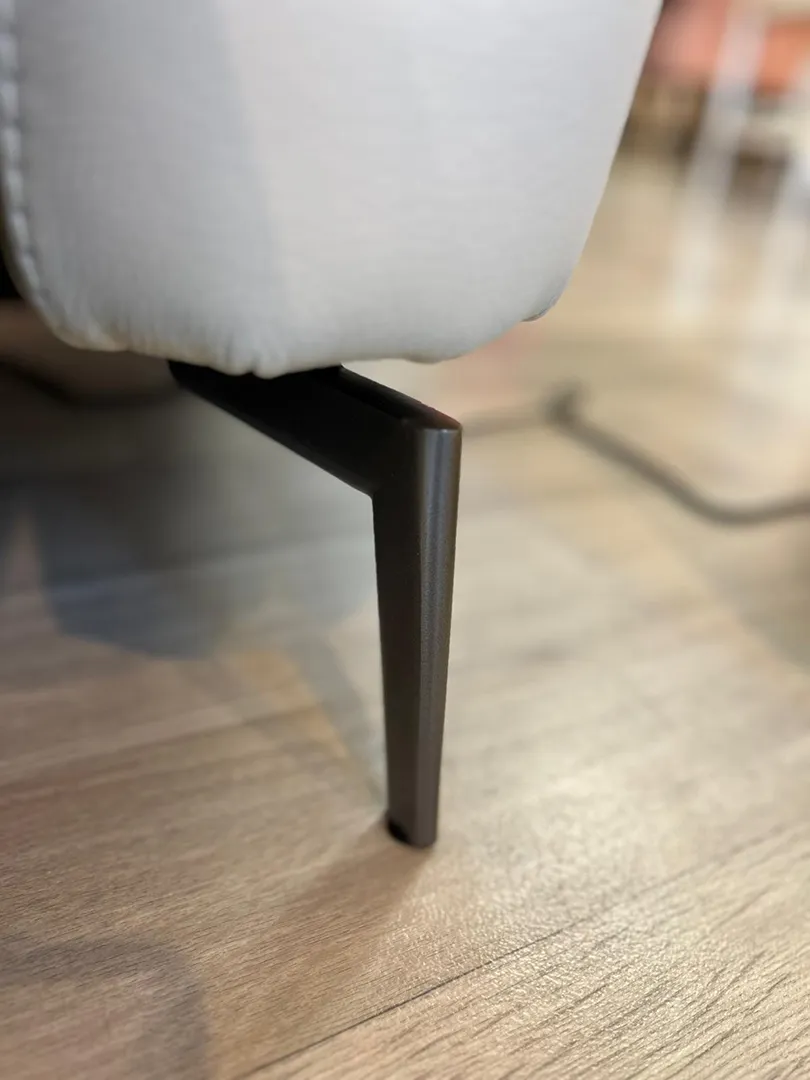 Canapé Michel relaxation en cuir beige – Image 8