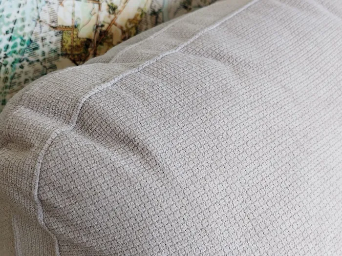 Canapé Convertible Tommy tissu gris beige – Image 8