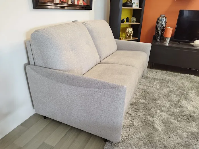 Canapé Convertible Tommy tissu Bubble gris – Image 7