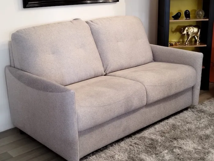 Canapé Convertible Tommy tissu Bubble gris