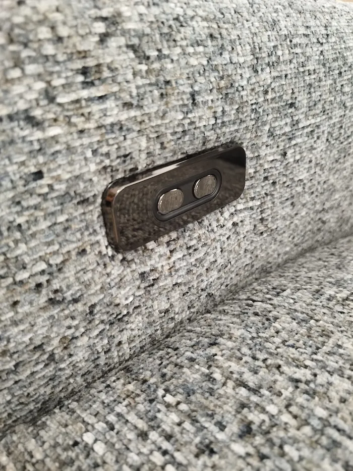 Petit canapé relaxation Oliver 2 places gris – Image 8