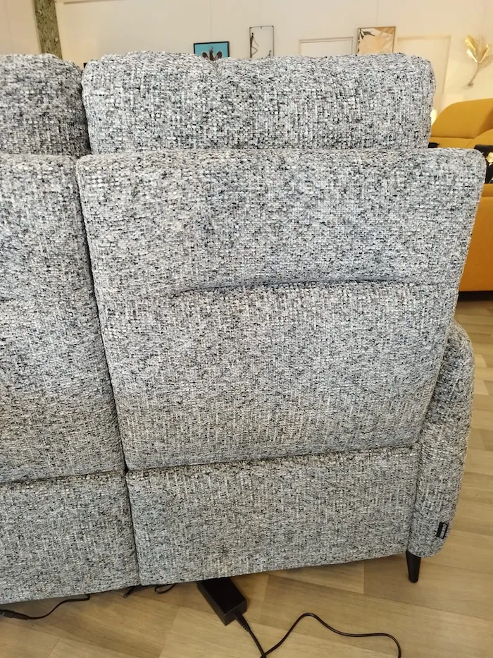 Petit canapé relaxation Oliver 2 places gris – Image 7