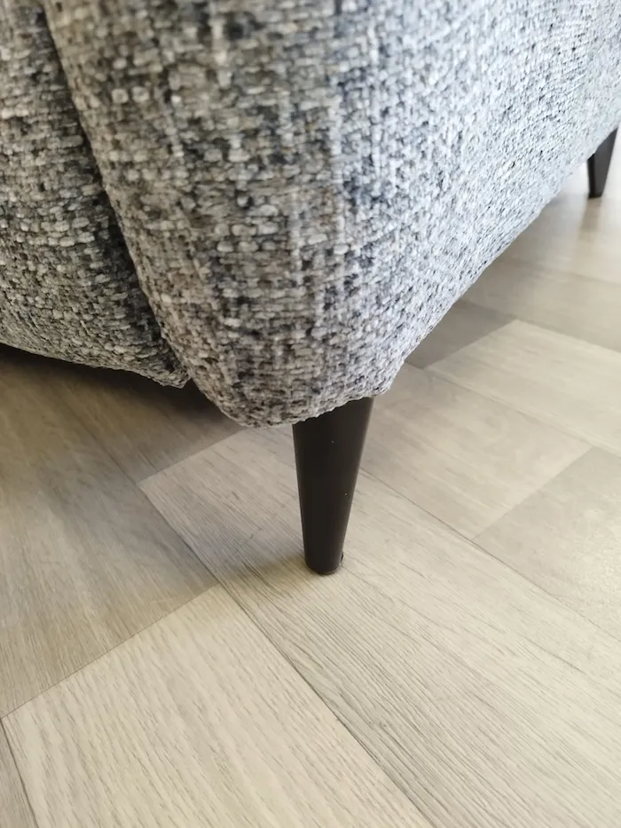 Petit canapé relaxation Oliver 2 places gris – Image 6