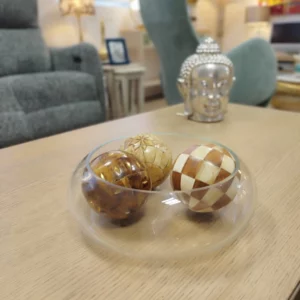 centre de table verre