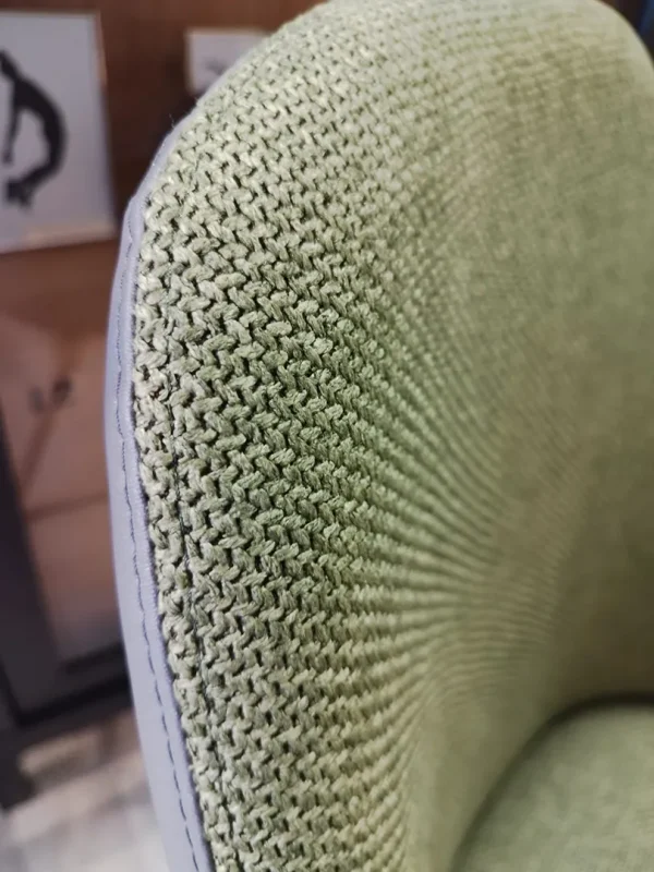Fauteuil Alizé rotatif vert - Maison Verron