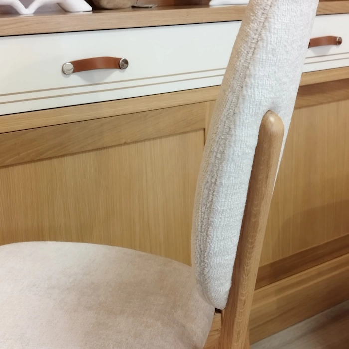 Chaise chêne ivoire