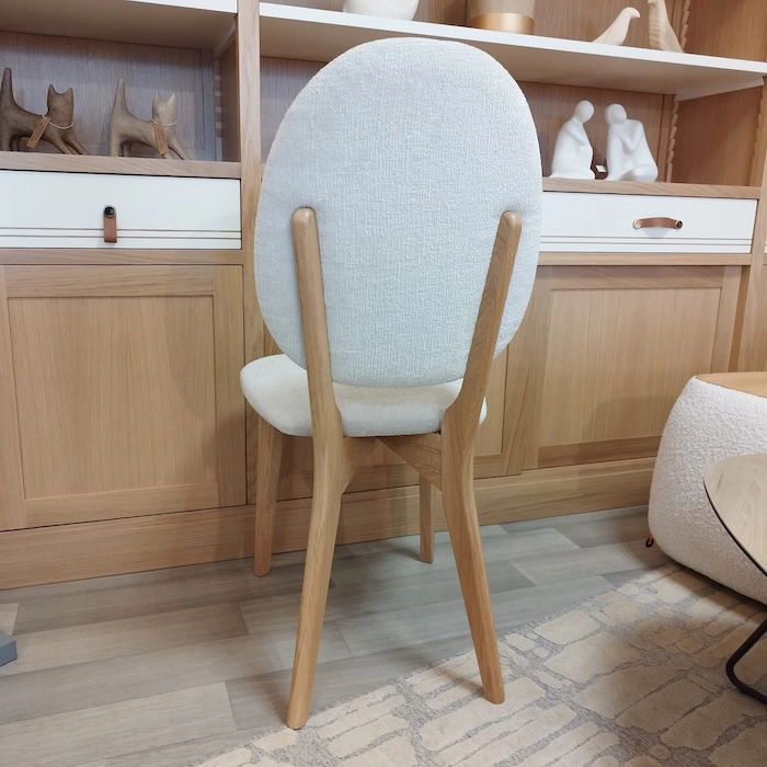 Chaise chêne ivoire