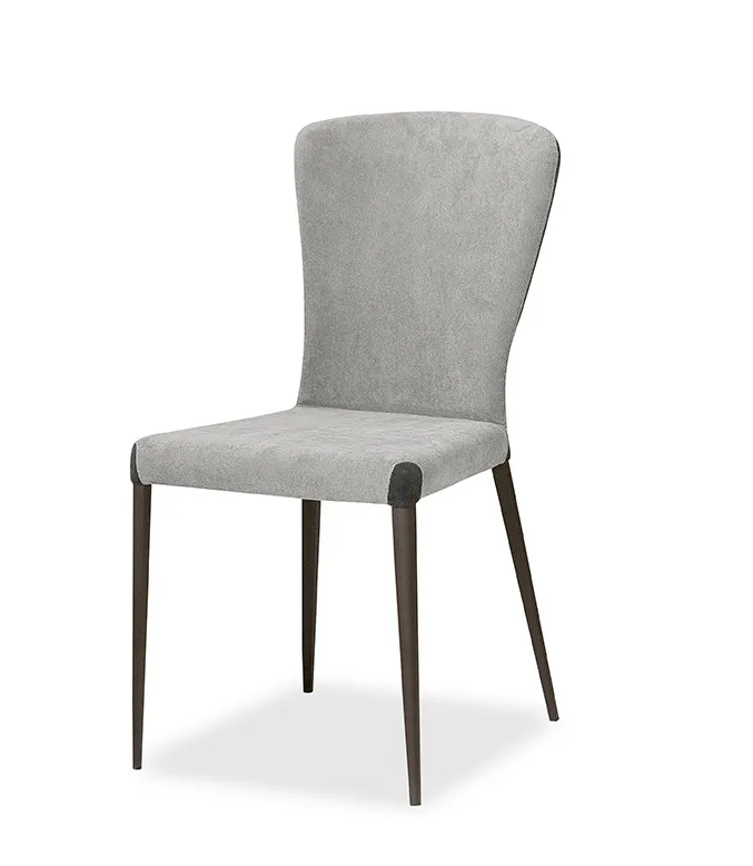 Chaise Francine bi matière noire/jaune – Image 9