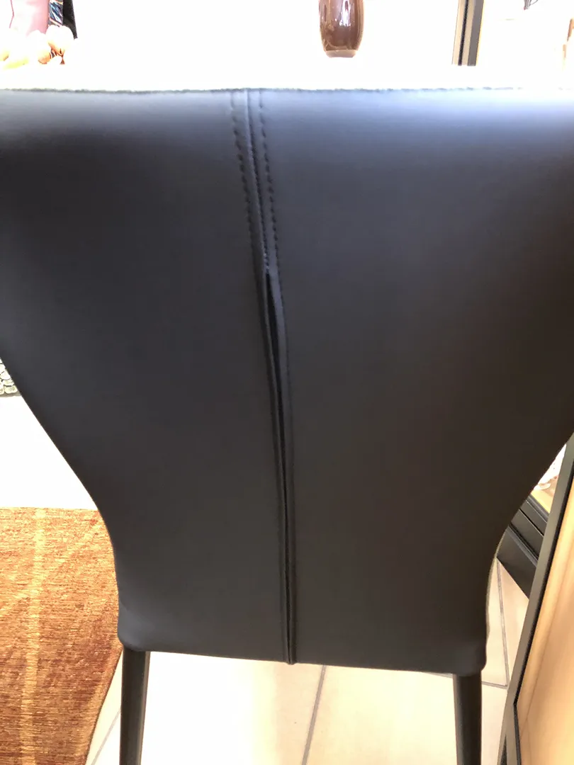 Chaise Francine bi matière kaki – Image 5