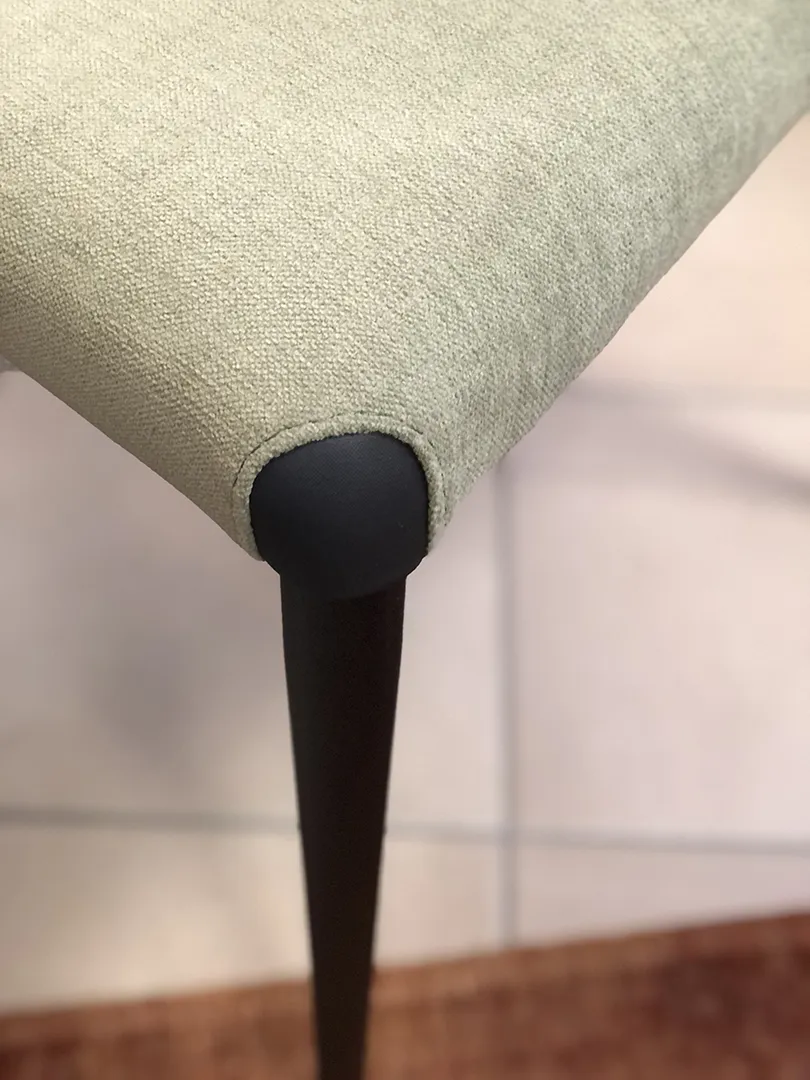 Chaise Francine bi matière kaki – Image 7