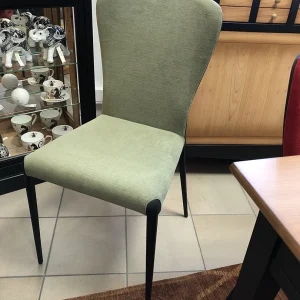 Chaise Francine bi matière kaki