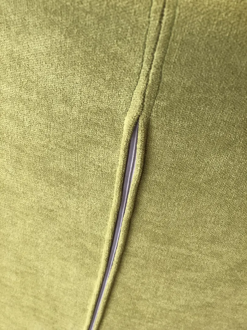 Chaise Francine bi matière noire/verte – Image 5