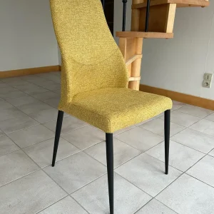 Chaise Mathilde moutarde