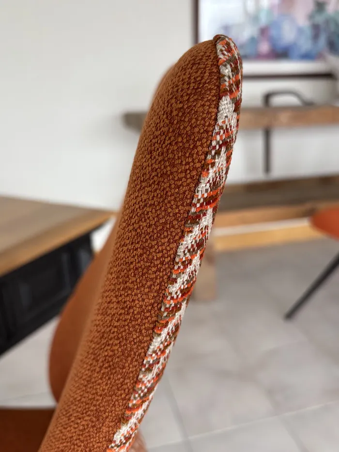 Chaise Mathilde Orange Déco – Image 2