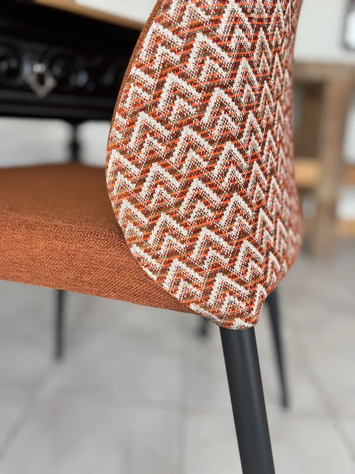 Chaise Mathilde Orange Déco – Image 3