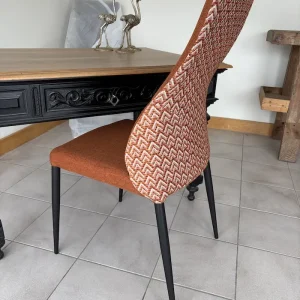 Chaise Mathilde Orange Déco